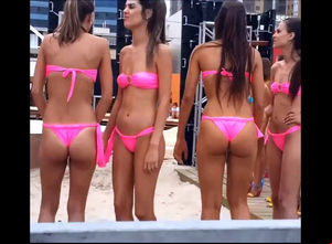 Sexual little girl chicks in g-string